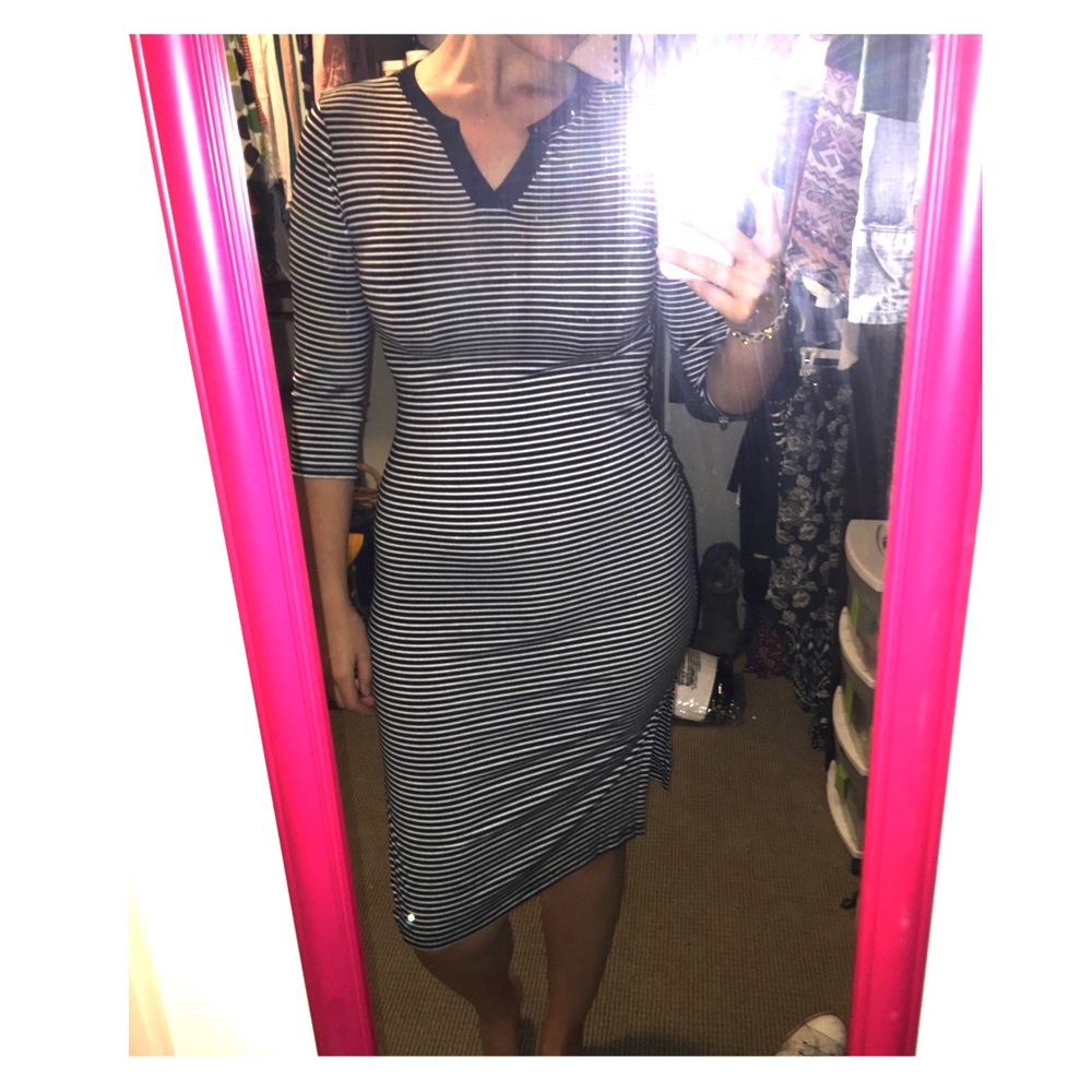 Bodycon striped dress